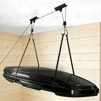 Cycle Hoist with Pulleys Easy Ceiling Bike Hoist Heavy-High-Strength Pulley System for Cyclists, Commuters