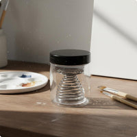 Coil Brush Cleaner Sturdy Plastic Paint Brush Cleaning Cup Reusable