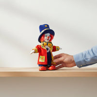 Porcelain Clown Doll Souvenir Gift Handmade Porcelain Clown Poseable Limbs
