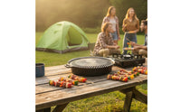 Korean BBQ Grill Pan Easy to Clean Cookware Even Heating for Outdoor
