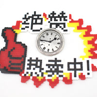 Miniature Alloy Clock Ornament for Dollhouse DIY Projects
