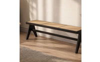 Sleek Dining Bench Space-Saving Backless Bench Stable Furniture Long-Lasting for Apartment