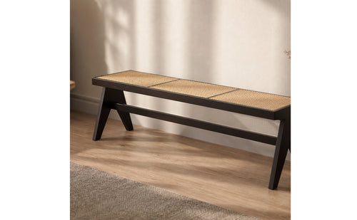 Sleek Dining Bench Space-Saving Backless Bench Stable Furniture Long-Lasting for Apartment
