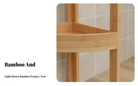 Three-Tier Triangular Stand Freestanding Three-Tier Triangular Storage areaSaving Storage Rack for Residents, Students, Living Room, Corner Areas