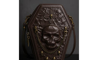 Crossbody Bag Hard-Sided Gothic Handbag Adjustable  Bag for Goths, Cosplayers, Concerts, Cosplay