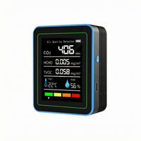 Home Gadget Rectangular Portable Air Quality Monitor Real-Time