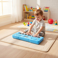 Early Education 37 Key Electronic Keyboard Child-Friendly Design Kids Learning Piano Develops Hand-Eye Coordination Kids Piano Keyboard Multiple Sound Effects for Beginners, Toddlers