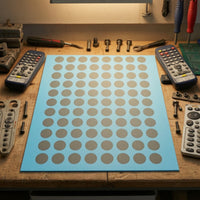 6mm Button Repair Pads Self-Adhesive Keypad Repair Dots Self-Adhesive Conductive Button Pad Round for DIYers, Hobbyists