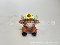 Highland Cow Monitor Buddy Desk Decor