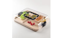 Glass Food Container Reusable Divided Meal Prep Container Complimentary