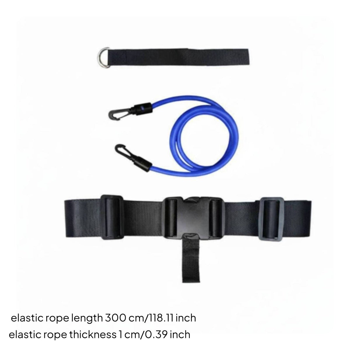 Swim Resistance Band Improves Speed Swimming Drag Rope Heavy Duty Swimming Belt for Triathletes