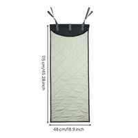 Door Hanging Ironing Pad Thickened over Door Ironing Blanket Small Space