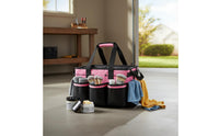 Janitorial Supply Bag Waterproof Housekeeping Tool Bag Large Capacity Cleaning Supply Carrier for Housekeepers, Cleaners, Car Wash, Gardening