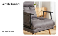 Convertible Lounger Bed Foldable Design 3-in-1 Sleeper Chair Double-Use