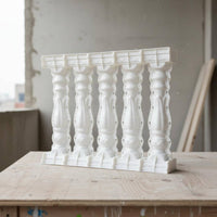 Reusable Plastic Roman Column Mold Easy Assembly Roman Column Concrete Mold Lightweight Plastic Cement Fence Mould Versatile for Builders