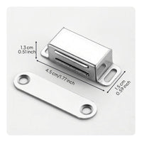 Stainless steel attractive door latch, sturdy cabinet latch, firm closure for closet drawers