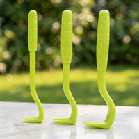 Dog Grooming and Cat Grooming Hook Style Remover Tool, 2 Piece Plastic Pet Cleaning Tool for Large Pets, Dog Cat Removal Tool, Green Design