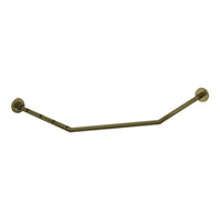 No-drill adjustable shower rod