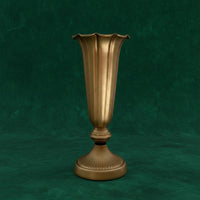Gold Goblet Vase Elegant Metal Flower Vase Easy to Clean for Wedding