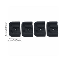 4 Pieces Air Conditioner Outdoor Unit Foot Pad Universal Fit Rubber shock absorb Block Heavy Duty Appliance Accessory