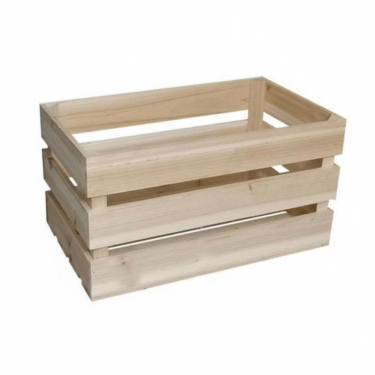 Wooden Crate Set Rustic design Slatted Wood Crate DIYconvenient for Shopkeepers