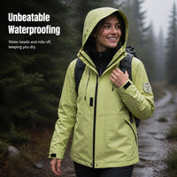 Straw Man 3-in-1 Detachable Waterproof Windproof Jacket for Men and Women