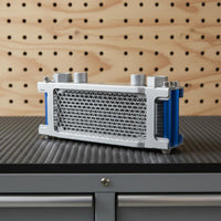 Upgraded Thickened Design Aluminum Oil Cooler for Rugged Terrain-Pavement, Racing