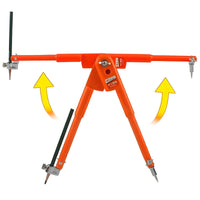 Woodworking Compass Clamp Holder Circle Marking Tool Uses Standard Pencil
