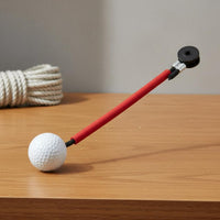 Easy To Attach 360 Rotating Golf Practice Ball Automatic Return to Position Golf Swing Connector Rod for Beginners