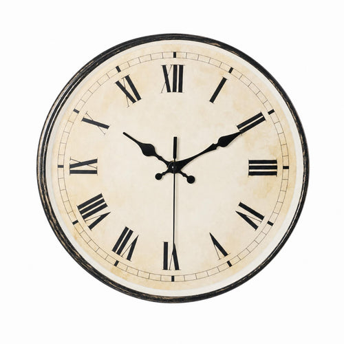 Roman Numeral Wall Clock Easy to Read Vintage Wall Clock Rustic for Study