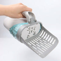 Cat Litter Sifter with Large Capacity Deep Bucket, PP Material Sifter and Cat Tool for Pet Waste Management in the Litter Tray