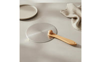 Folding Pizza Paddle Heat-Resistant Wood Handle Pizza Peel Dishwasher Cooking Tool