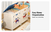 Foldable Wheeled Storage container two-way entry Compressible Wheeled Chest Easy Assembly