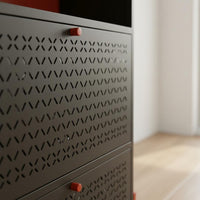 Metal Shoe Storage Unit Steel Construction Tipping Shoe Storage Unit Space-Saving Design Household Furniture for Entryway