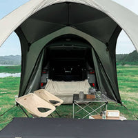 Dome-Style Car Rear Tent Automatic Car Side Awning Enclosed Suv Tailgate Tent Quick Setup for Camping