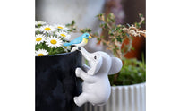 Elephant and Bird Pot Hanger Handmade Garden Accessory for Balcony, Gardeners