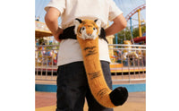 Tiger Stuffed Soft Tiger Head Tail Decorative Stuffed Animal for Kids, Play