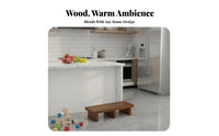 Wooden Step Stool dense Wood Low Wooden Stool Height-elevationing for Kitchen, Kids