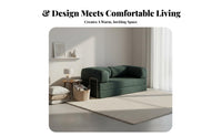 Convertible Design Modular Foam Block Sofa Space-Saving Modular Floor Futon Vintage Design Sleeper Couch Removable and Washable Cover for Apartment Dwellers, Young Adults, Students, Bedroom, Lounge Area, Playroom