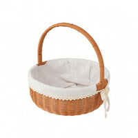Lined Picnic Basket Lightweight Lined Wicker Basket Sturdy