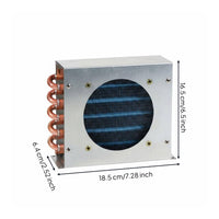 Air Cooled Condenser Sturdy Construction Finned Tube Evaporator