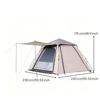 Automatic Folding Tent Ventilated Outdoor Shelter Taped Seams