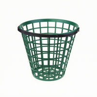 Green Golf Ball Basket Lightweight Lattice Golf Ball Basket Tapered