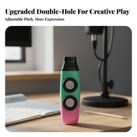Easy to Play Kazoo Flute Portable Plastic Kazoo Replaceable Diaphragm for Beginners, Musicians, Music Accompaniment, Performance, Party