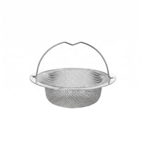 Kitchen Sink Drain Strainer Silver Stainless Steel Drain Basket Rustproof