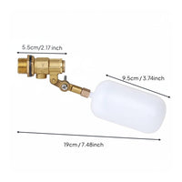 Buoyant Ball Valve Adjustable Arm Plumbing Fitting for Pond