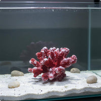 Fake Coral Branch Decoration Handmade Resin Coral Figurine Distressed Finish