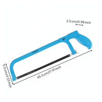 Hacksaw with Cutting Guide Tensioned Hacksaw Bow High-Strength Hand Saw for Cyclists