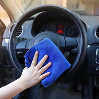 21-Ply Microfibre Cloth and Serged Microfibre Towel, Multi-Purpose Thin Design for Car Paint and Glass, Strong Water Absorption for Screens