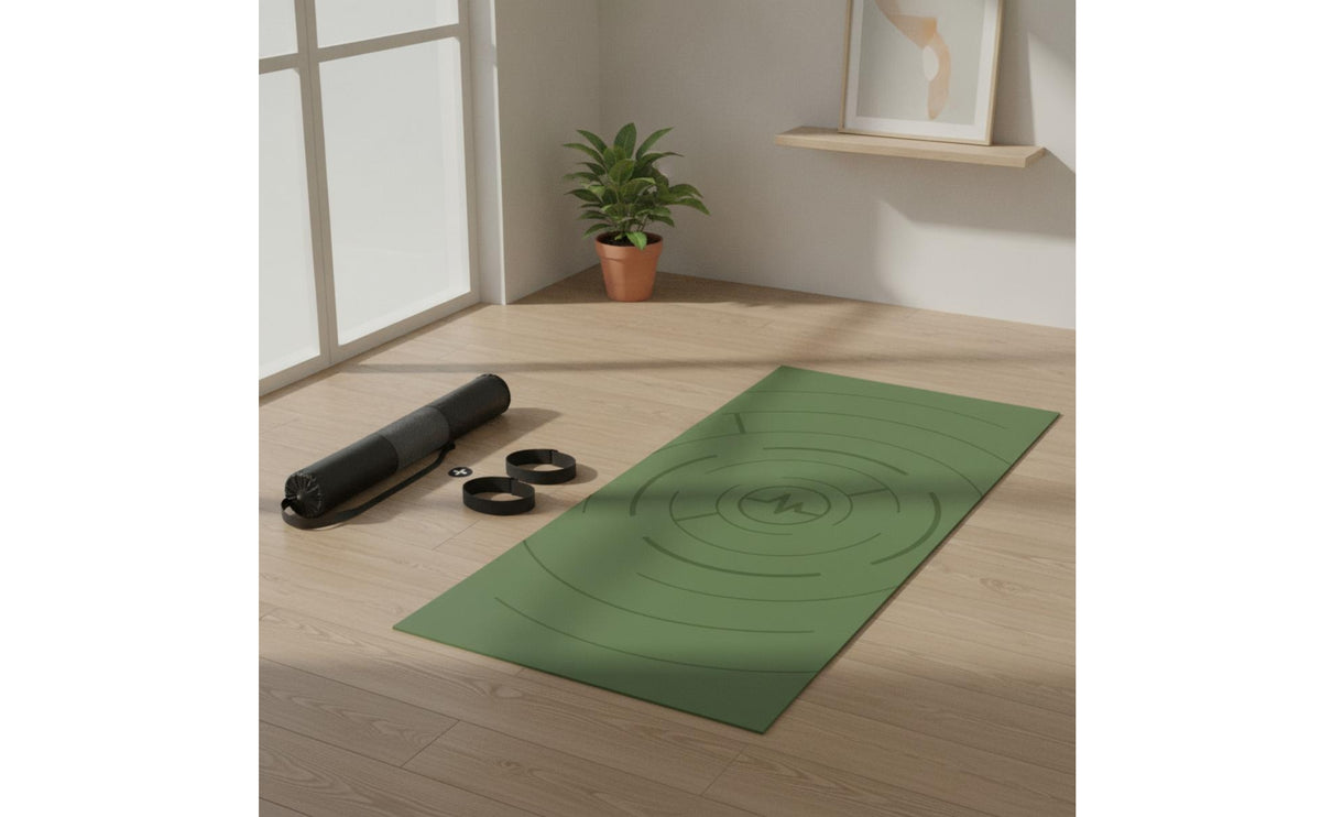 Anti-Slip TPE Training Mat Extra-Wide Exercise Mat Mat with Carry Bag Thick Long-Lasting for Yogis, Home Gym